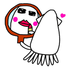 Squid of pet sticker #746519