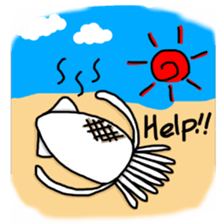 Squid of pet sticker #746533