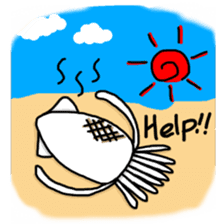 Squid of pet sticker #746533