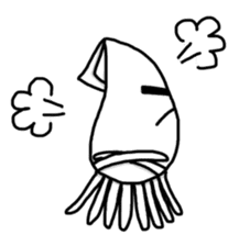 Squid of pet sticker #746538