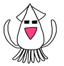 Squid of pet sticker #746540