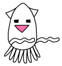 Squid of pet sticker #746542