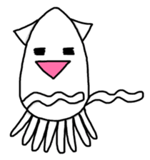 Squid of pet sticker #746542