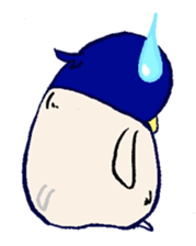 The loose round penguin sticker #746795