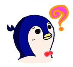 The loose round penguin sticker #746807