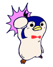 The loose round penguin sticker #746814
