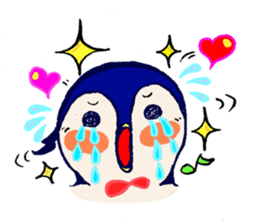 The loose round penguin sticker #746815