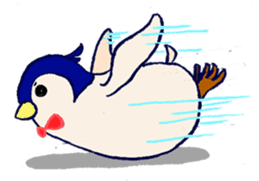 The loose round penguin sticker #746818