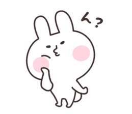 Rabbit and bamboo shoots sticker #747139