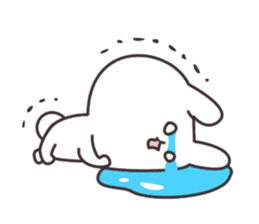 Rabbit and bamboo shoots sticker #747142