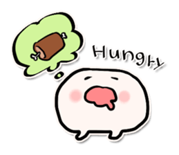 [A soft living thing] English version sticker #747569