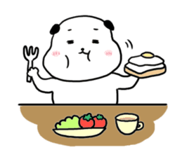 Rice cake dog sticker sticker #747829