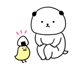 Rice cake dog sticker sticker #747839