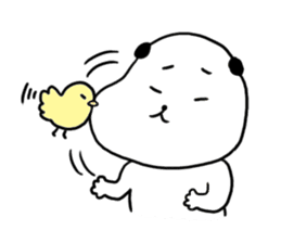 Rice cake dog sticker sticker #747847