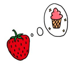 I feel Strawberry sticker #748256