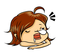 women sticker sticker #748269