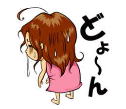 women sticker sticker #748275