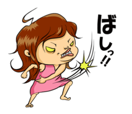 women sticker sticker #748277