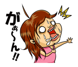 women sticker sticker #748280