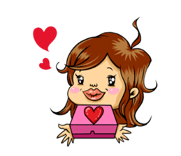 women sticker sticker #748291