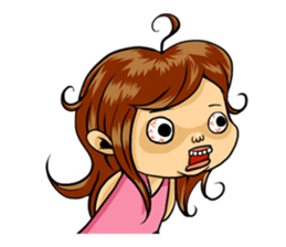 women sticker sticker #748298