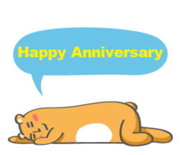 Nap Animal Birthday Stickers. sticker #749230