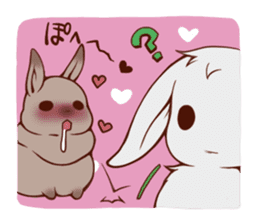 Every day of a fat person rabbit sticker #749403