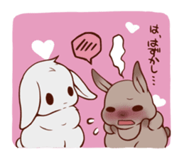Every day of a fat person rabbit sticker #749404