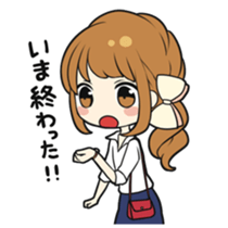 Word girls sticker #749584