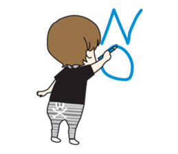 My name is HARU! sticker #750814