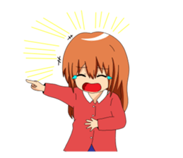 Twins sister stamp   The 2nd phase sticker #750839