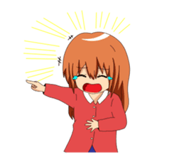 Twins sister stamp The 2nd phase sticker #750839