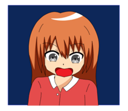 Twins sister stamp   The 2nd phase sticker #750843