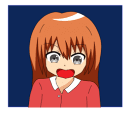 Twins sister stamp The 2nd phase sticker #750843