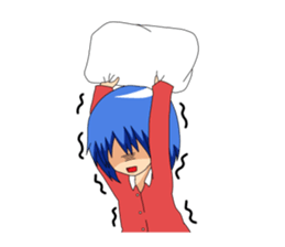 Twins sister stamp   The 2nd phase sticker #750852