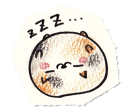 Perfectly round cat sticker #751143