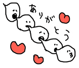 balloon ghost 1 sticker #751231