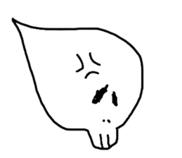 balloon ghost 1 sticker #751255