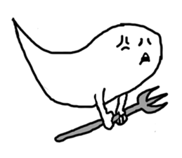 balloon ghost 1 sticker #751258