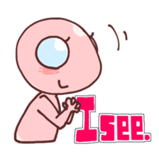 A cheerful alien (English ver.) sticker #751984