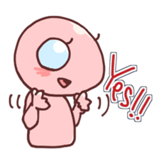 A cheerful alien (English ver.) sticker #751989