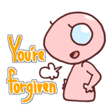 A cheerful alien (English ver.) sticker #751991