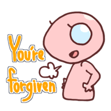 A cheerful alien (English ver.) sticker #751991