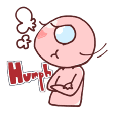 A cheerful alien (English ver.) sticker #751994