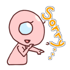 A cheerful alien (English ver.) sticker #751995