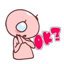 A cheerful alien (English ver.) sticker #751998