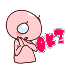 A cheerful alien (English ver.) sticker #751998