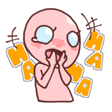 A cheerful alien (English ver.) sticker #752000