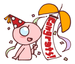 A cheerful alien (English ver.) sticker #752001