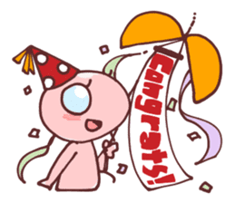 A cheerful alien (English ver.) sticker #752001